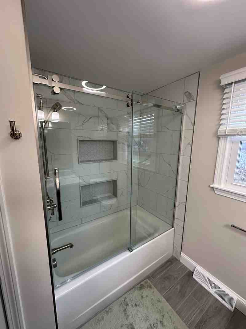 luxury bathroom remodel example - bathroom remodel company near me