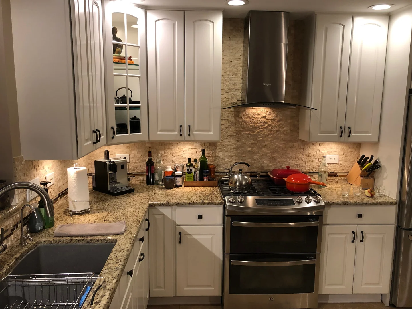 sleek under cabinet task lighting and built in slim appliances sleek under cabinet task lighting and built in slim appliances