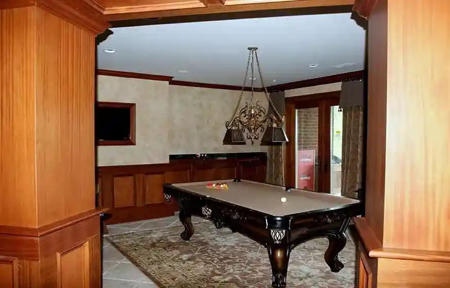 Wall sconces in home theater - home theater lighting design