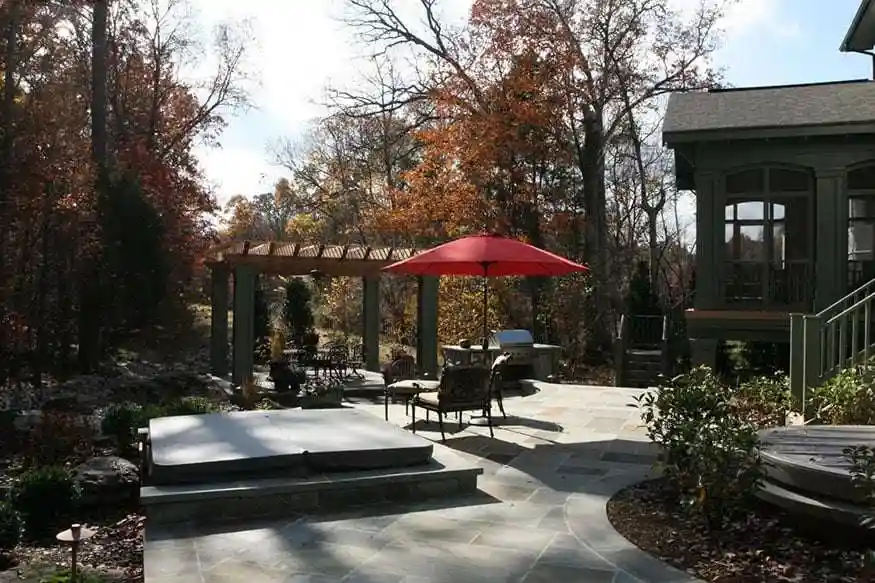 outdoor fireplace - indoor and outdoor fireplace design
