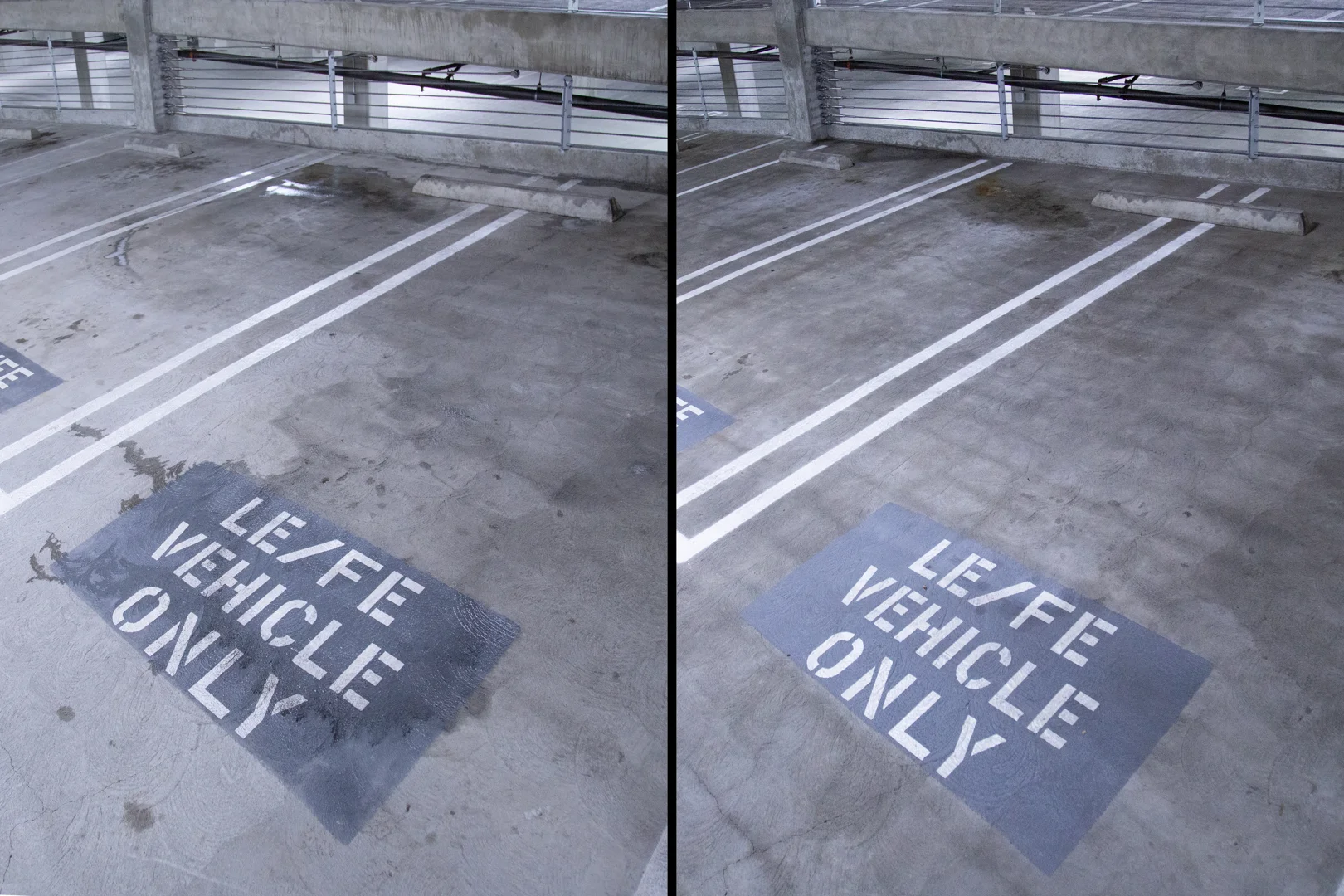 polished vs unsealed commercial concrete floor visual comparison polished vs unsealed commercial concrete floor visual comparison