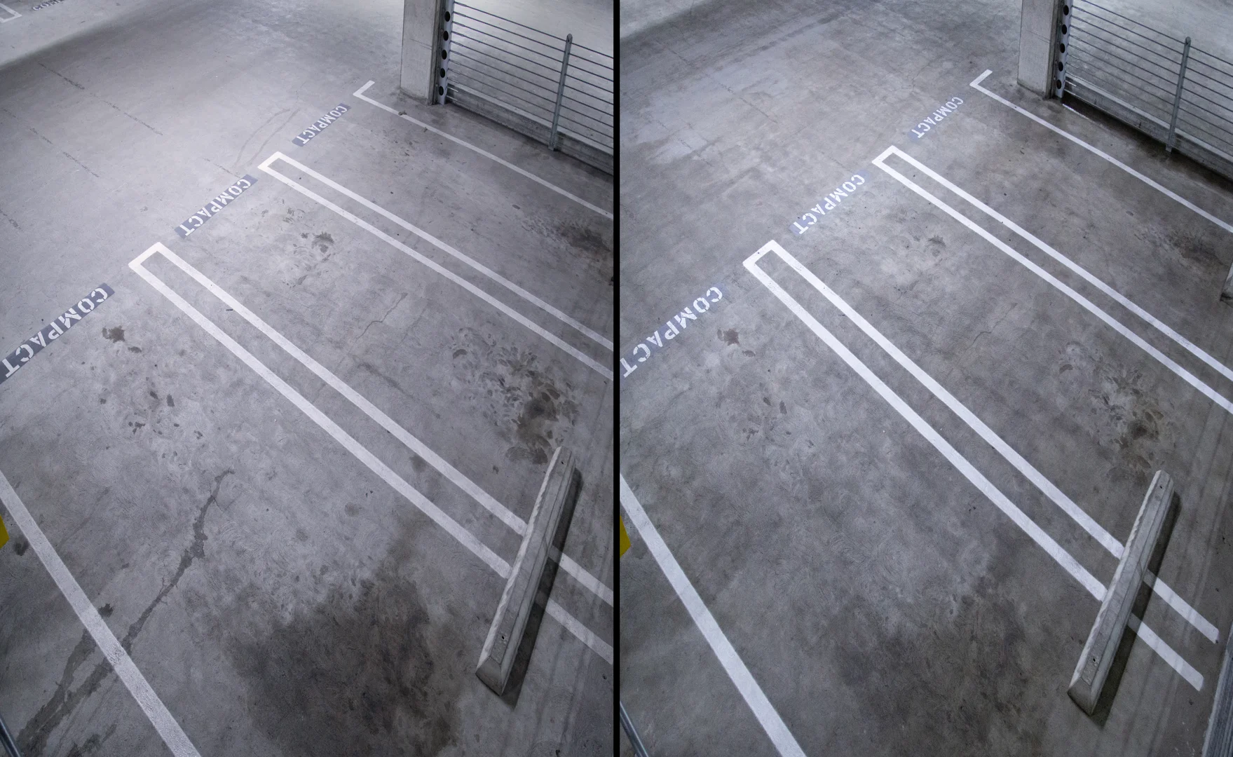 rotary surface cleaner being used on a commercial sidewalk - pressure washing rotary surface cleaner being used on a commercial sidewalk - pressure washing