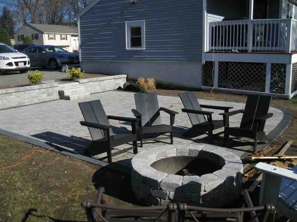 Brick patio - brick patio installation