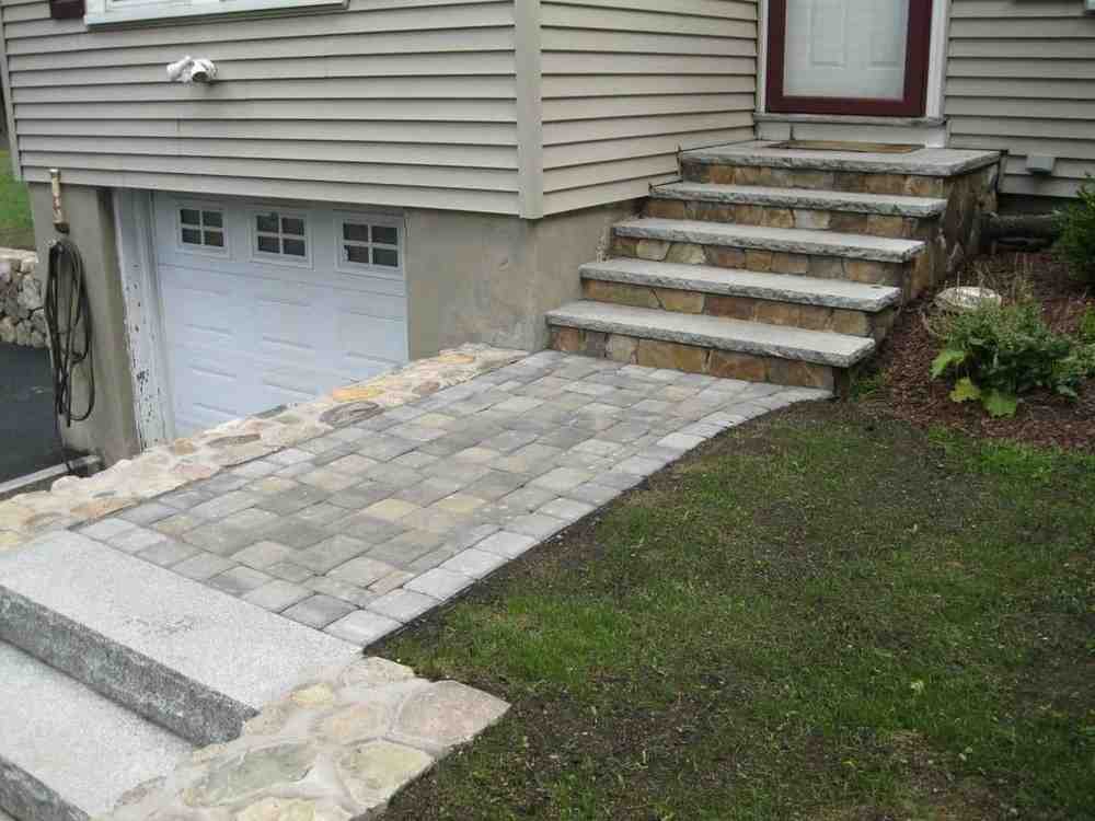 paver walkway on slope - how to build a paver walkway on a slope