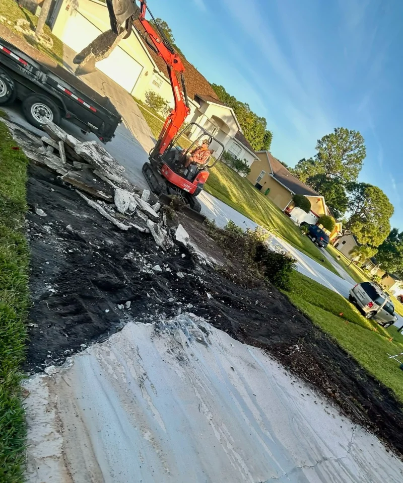 professional site work, grading, and proper base compaction