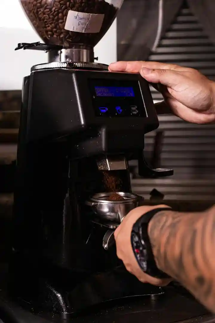 Burr grinder for even coffee grounds - smooth coffee experience