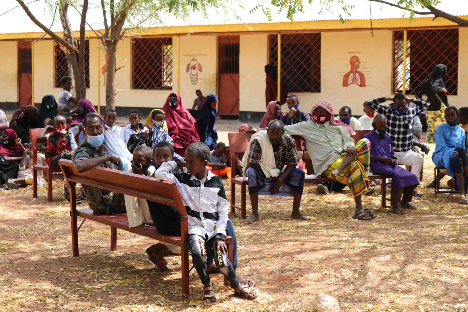 Image of a community meeting to plan local adaptation strategies - climate resilient livelihoods