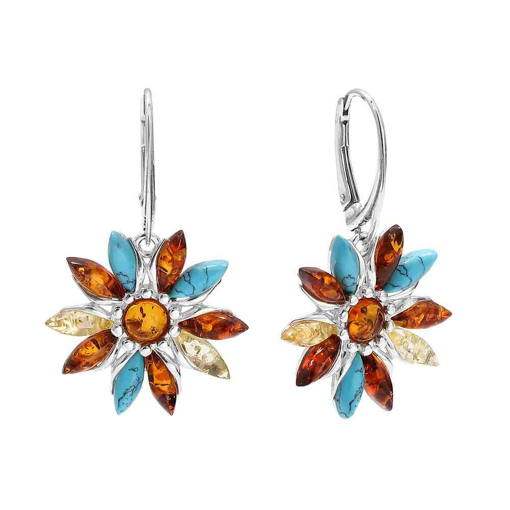 Amber dangle earrings Amber dangle earrings