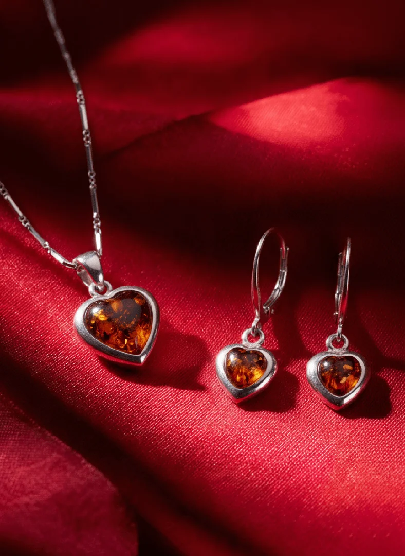 amber jewelry set