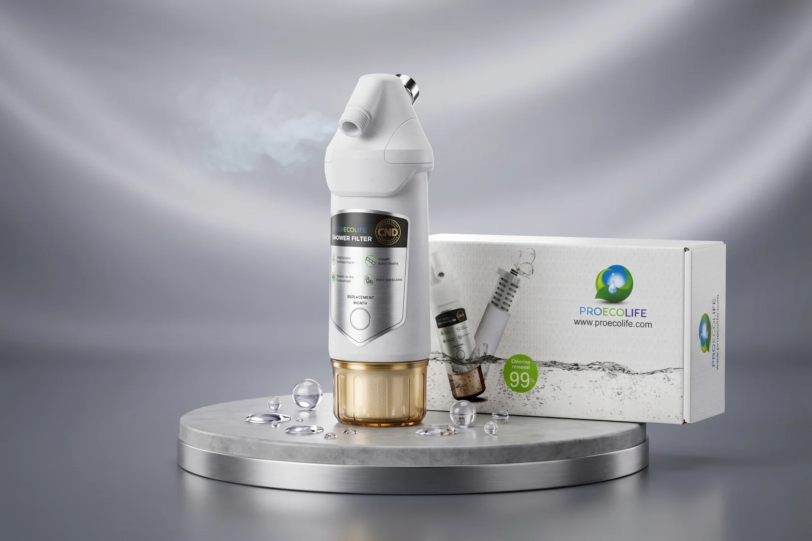 modern shower filtration system