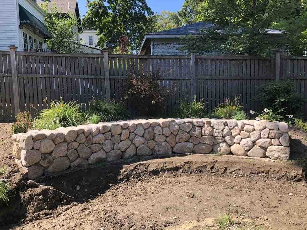 retaining wall on a slope - build a retaining wall on a slope