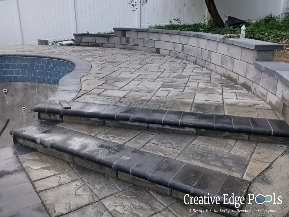 pool deck excavation and grading
