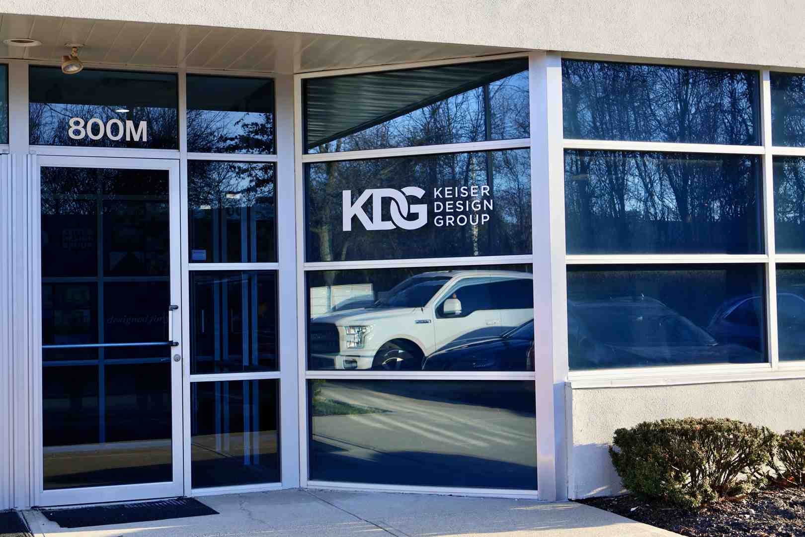 Modern Nashville commercial space with clean lines and large windows - Nashville architects