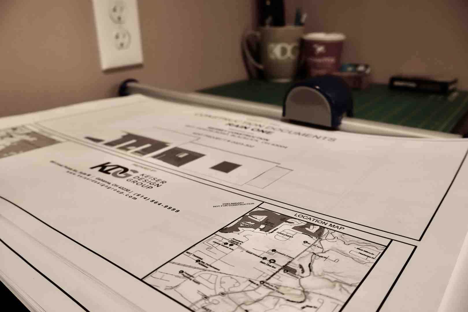 a detailed site plan showing property boundaries and building footprint on a suburban lot - architectural plan