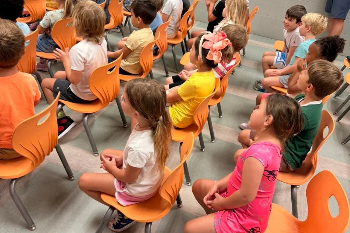organized small-group pre-K classroom
