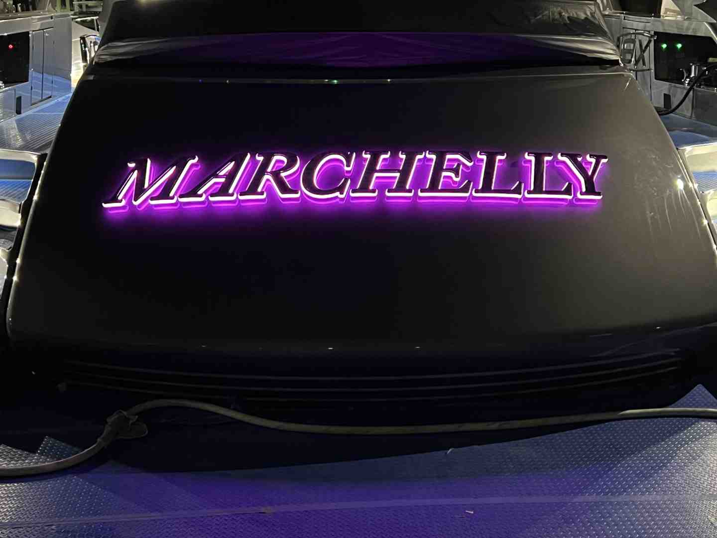 illuminated yacht signs
