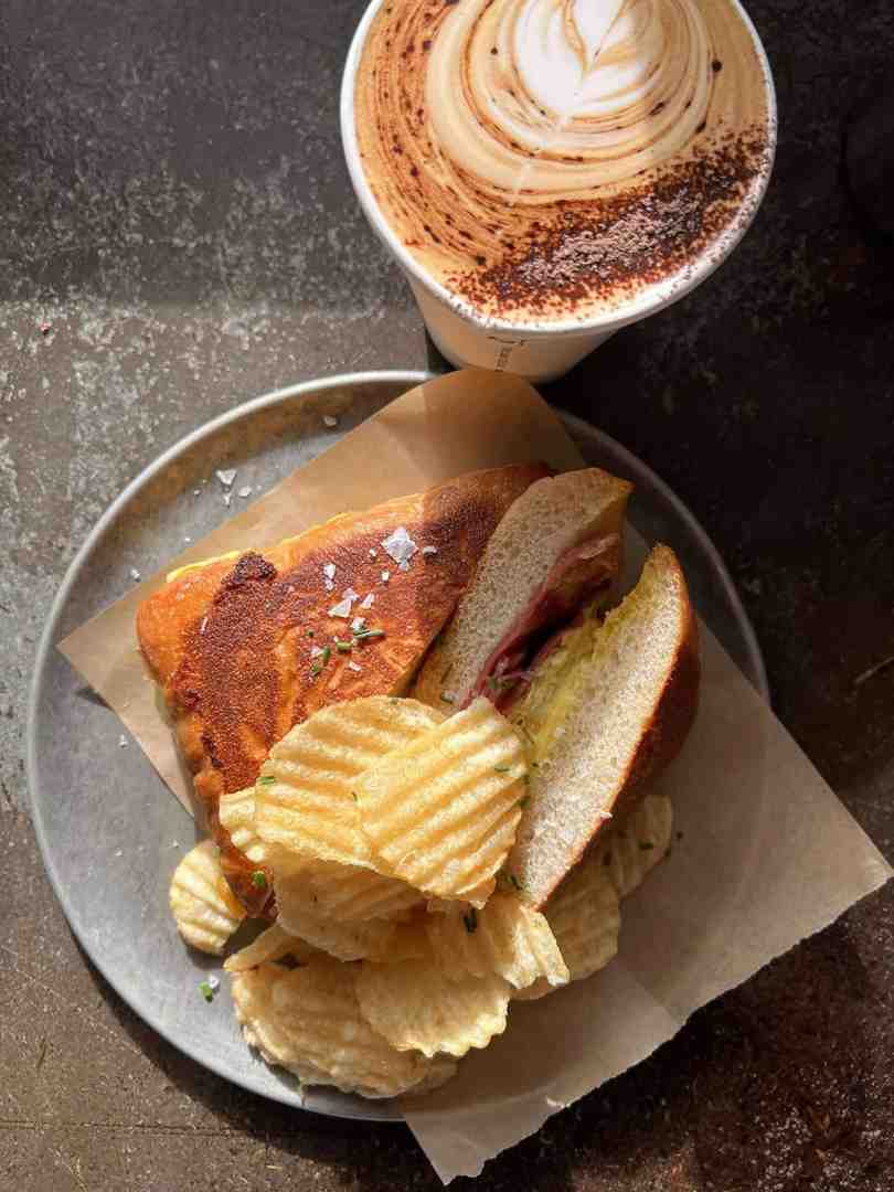 Our signature Reuben Sando at Flinders Lane Cafe - made sandwiches maroochydore
