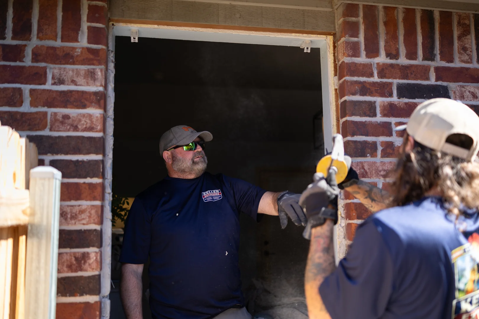 Step-by-step installation of an exterior French door frame Step-by-step installation of an exterior French door frame