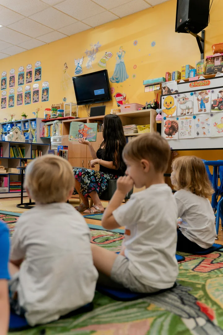 Engaged children in an active learning classroom Engaged children in an active learning classroom