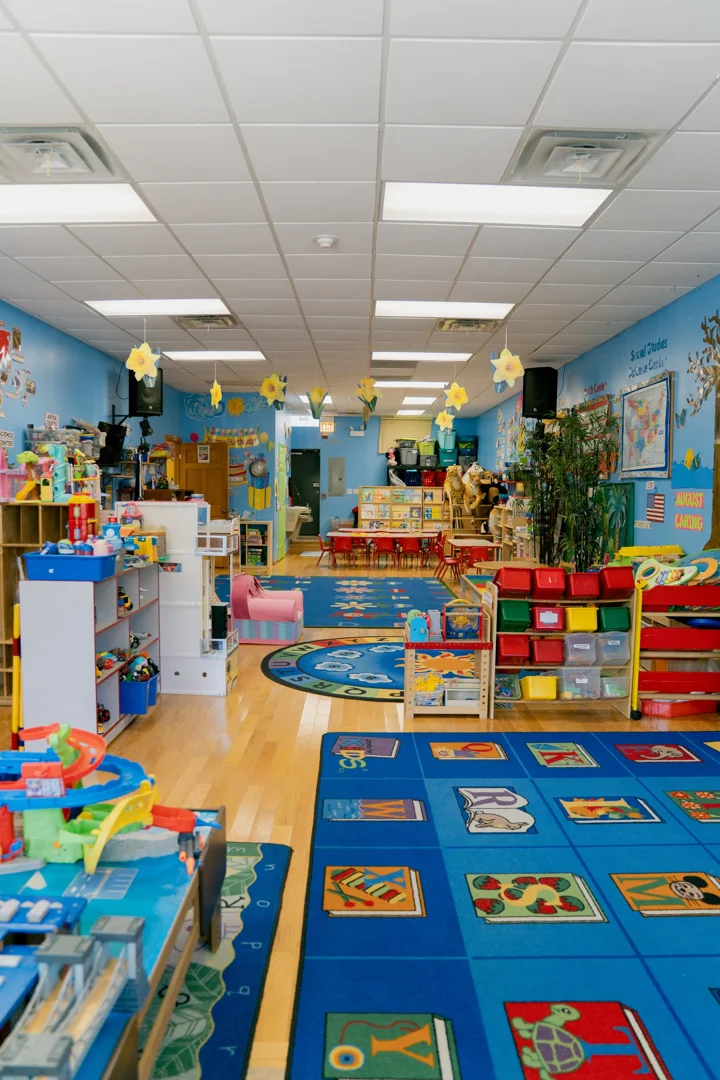 clean and secure kindergarten learning space