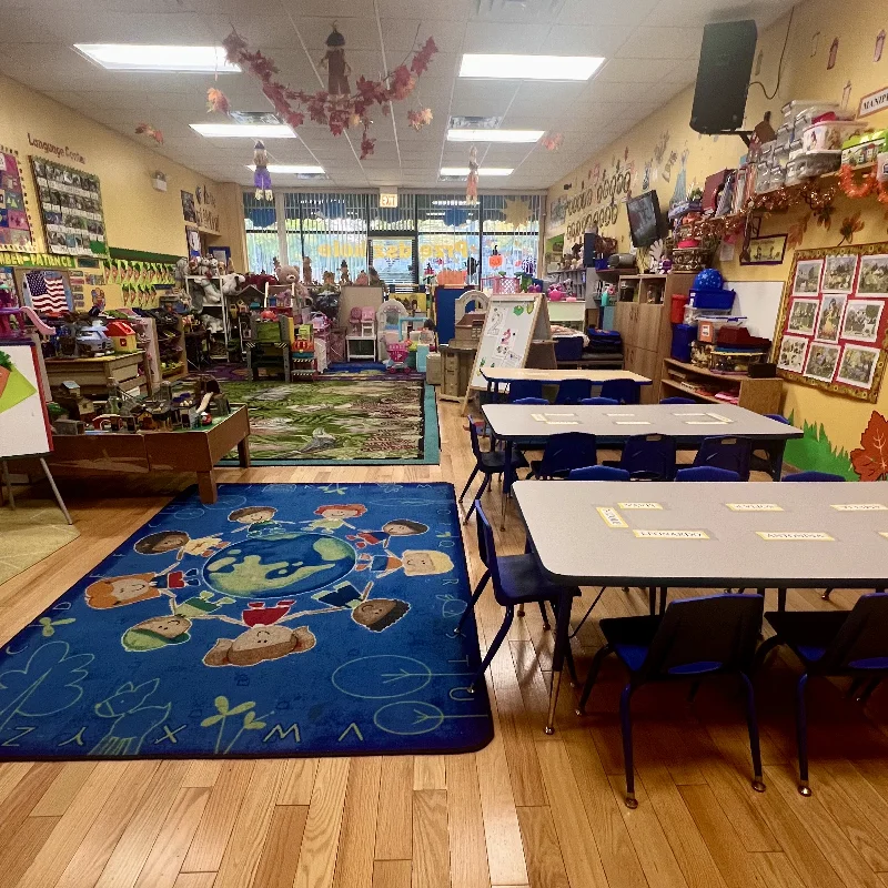 Inclusive sensory-rich preschool classroom