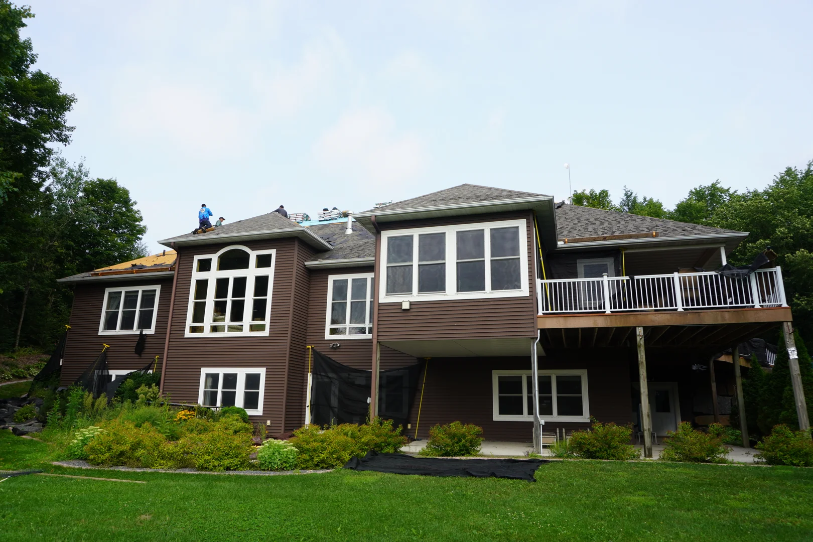 home with new siding and roofing