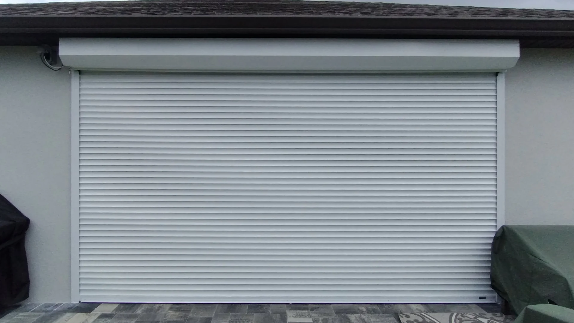 Residential hurricane shutter installation
