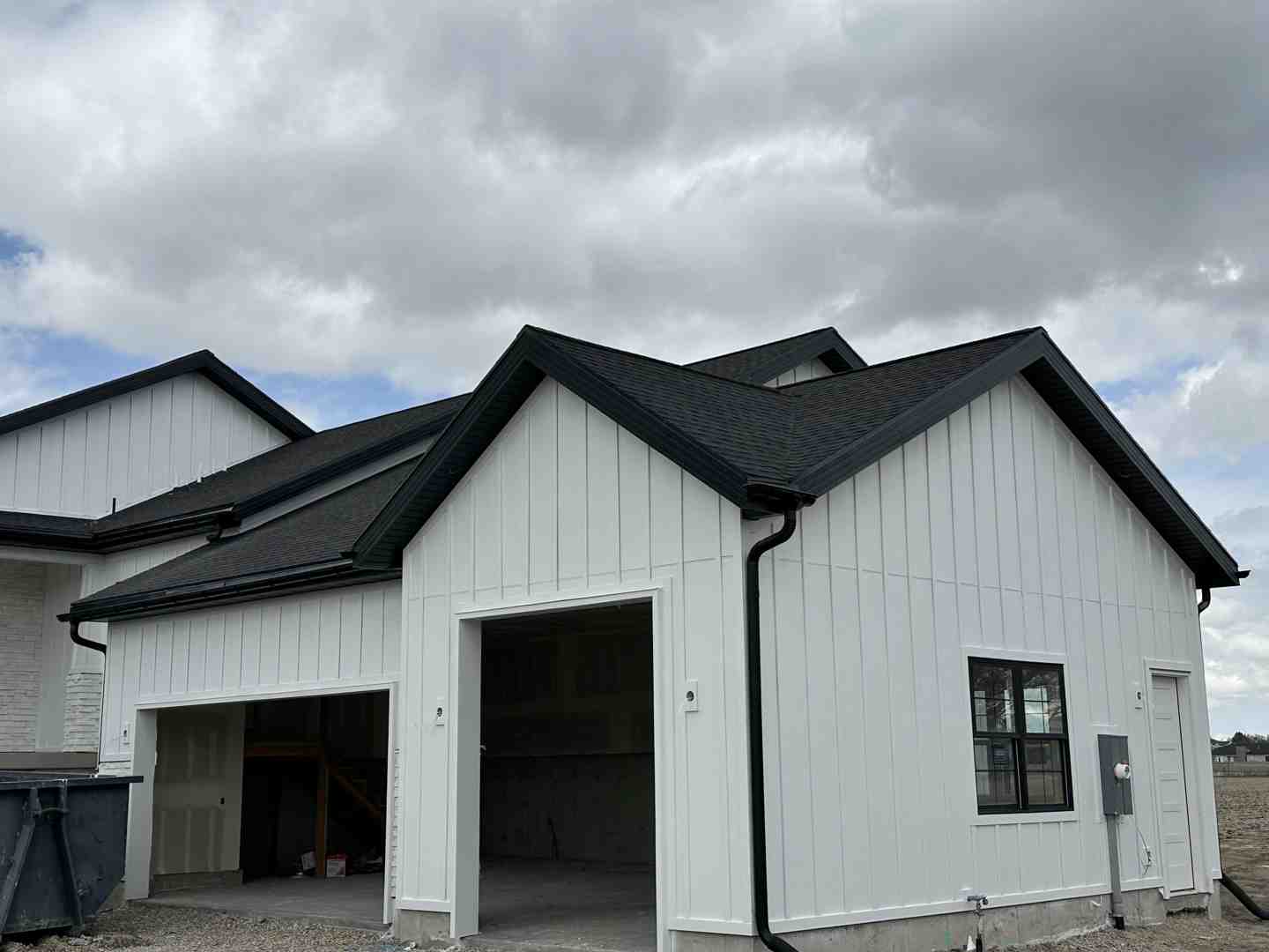 grey house with white trim and charcoal roof grey house with white trim and charcoal roof