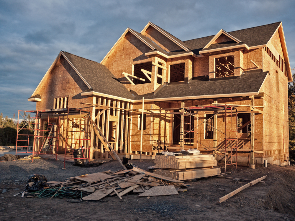 home construction site - home addition builders near me