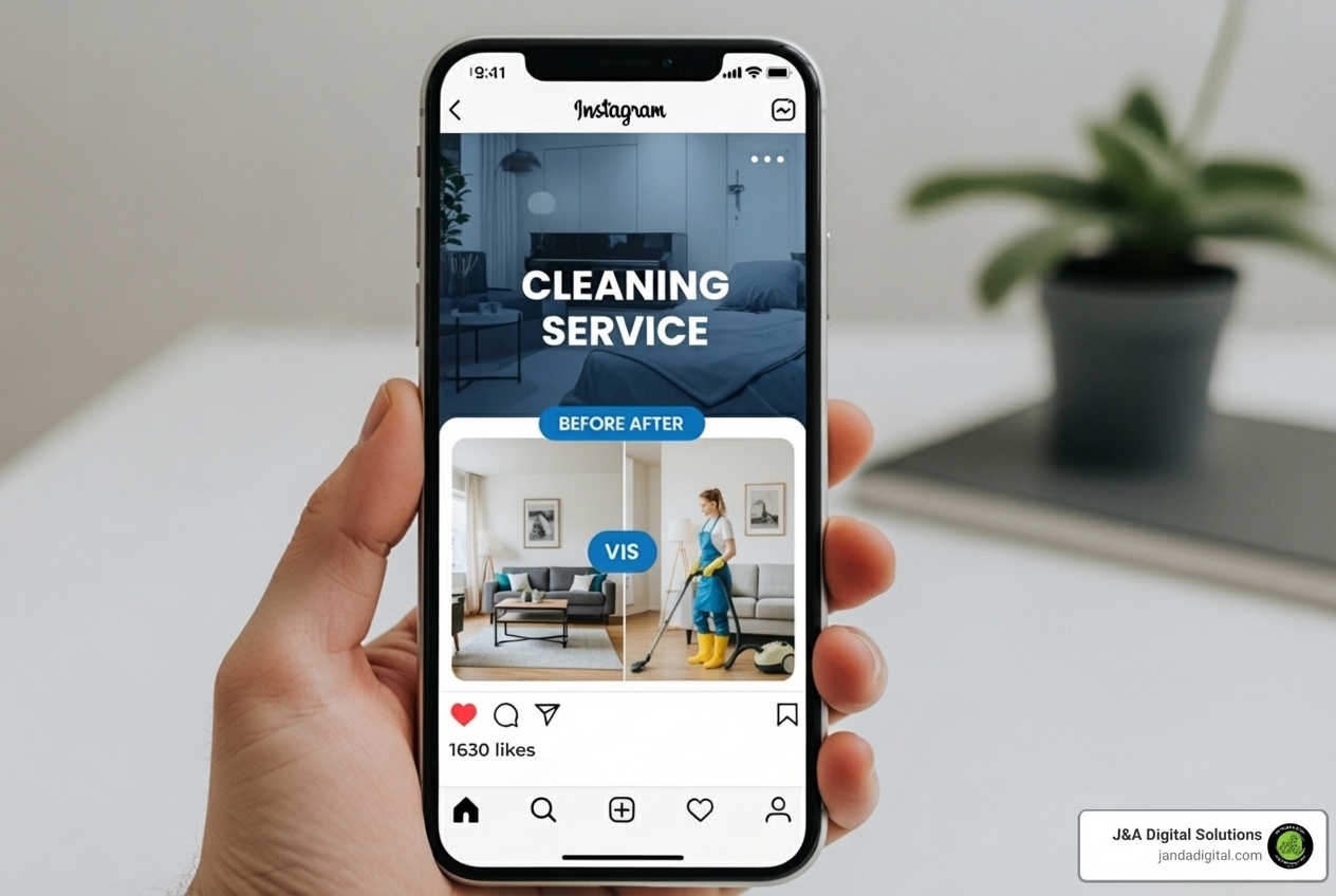 a compelling social media ad for a cleaning service - cleaning business advertising a compelling social media ad for a cleaning service - cleaning business advertising