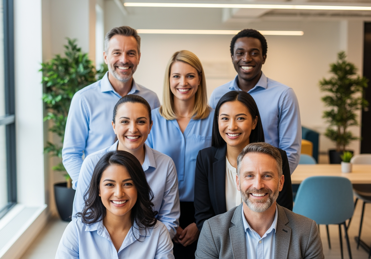 Diverse group of people looking confident and happy - Cosmetic Procedures