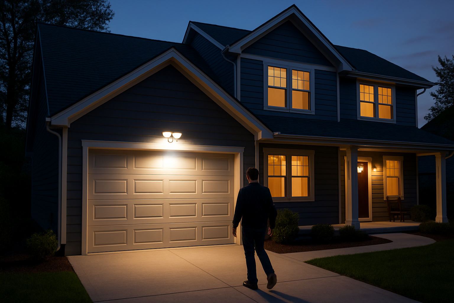 Motion sensor outdoor security light - energy efficient outdoor lighting
