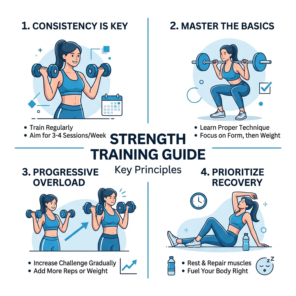 12-week strength training guide progression overview infographic - strength training guide infographic 12-week strength training guide progression overview infographic - strength training guide infographic