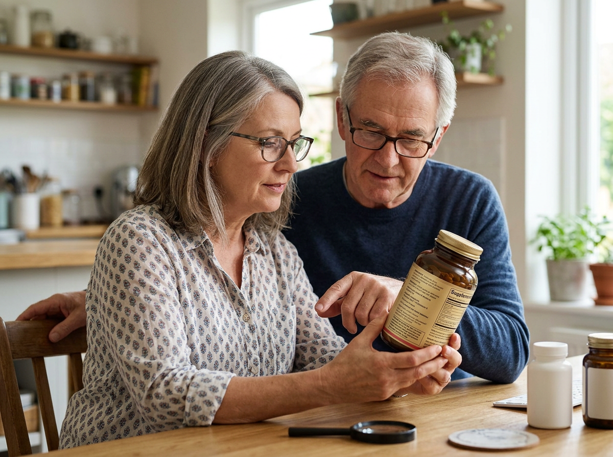 reading a supplement label