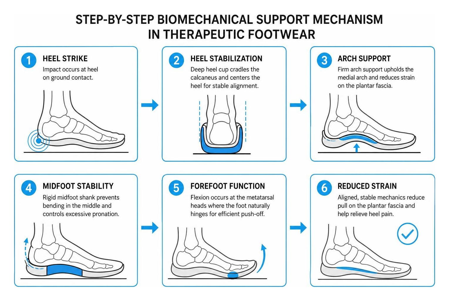 step by step biomechanical support mechanism in therapeutic footwear step by step biomechanical support mechanism in therapeutic footwear