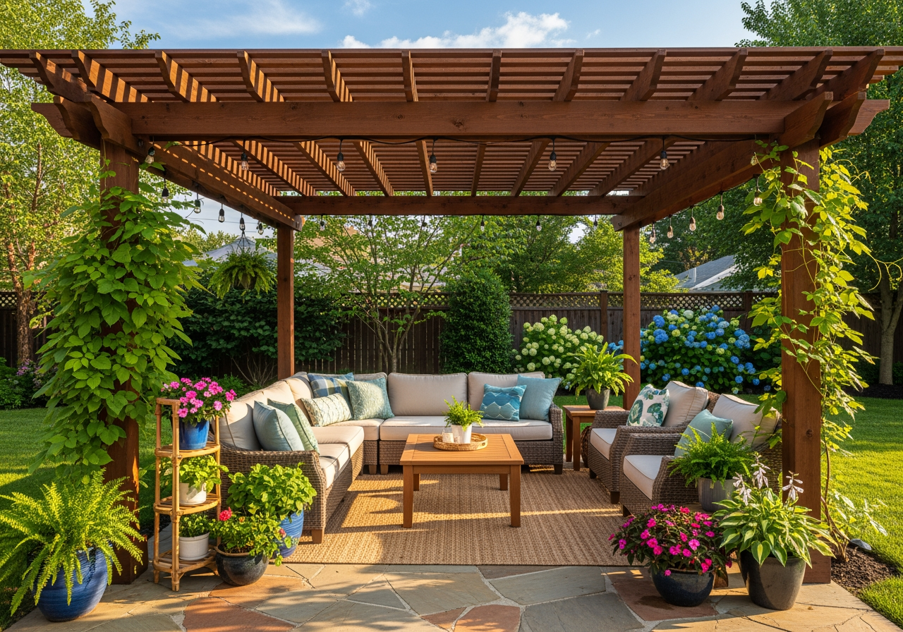 Outdoor Patio Pergola - Outdoor Living Spaces