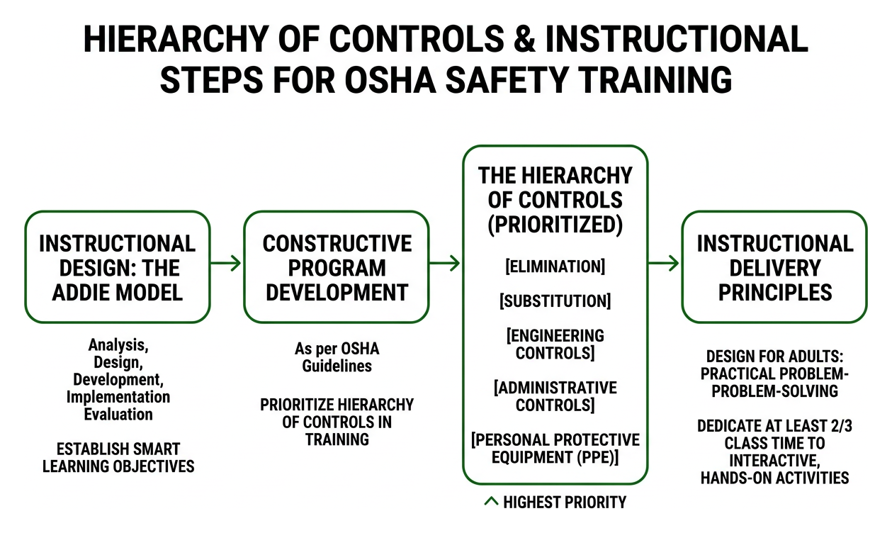 Hierarchy of controls and instructional steps Hierarchy of controls and instructional steps