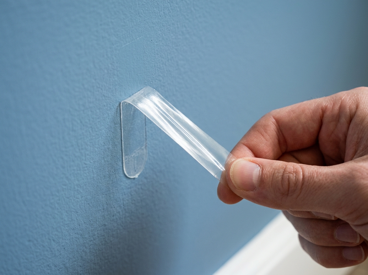 Command adhesive technology demonstration - command strip pantry shelves