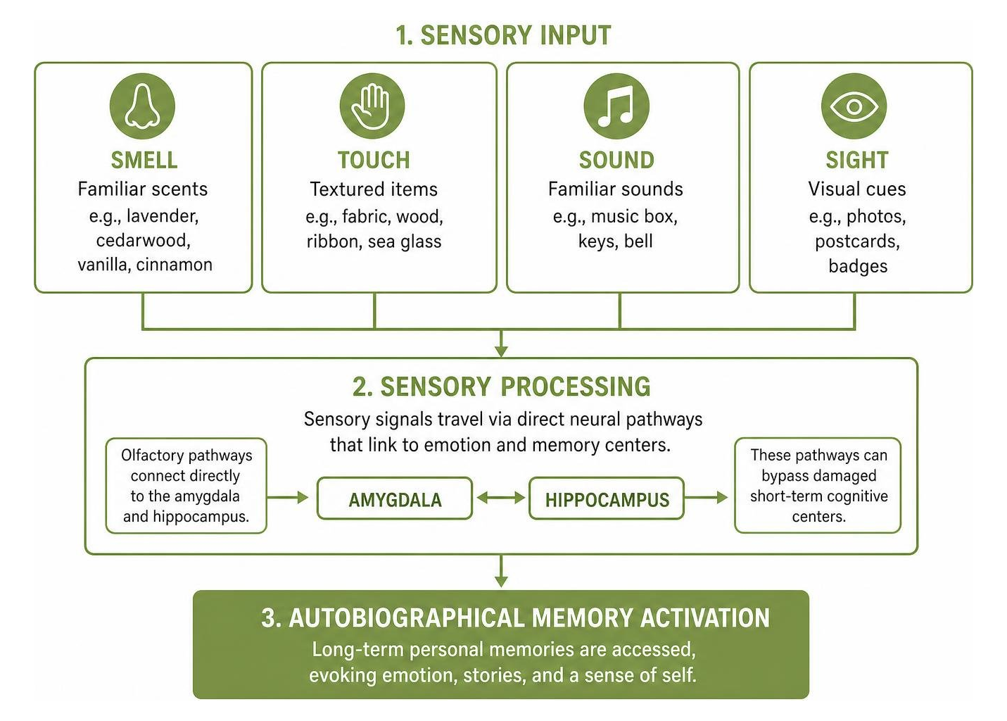 framework of sensory processing triggering autobiographical memory framework of sensory processing triggering autobiographical memory