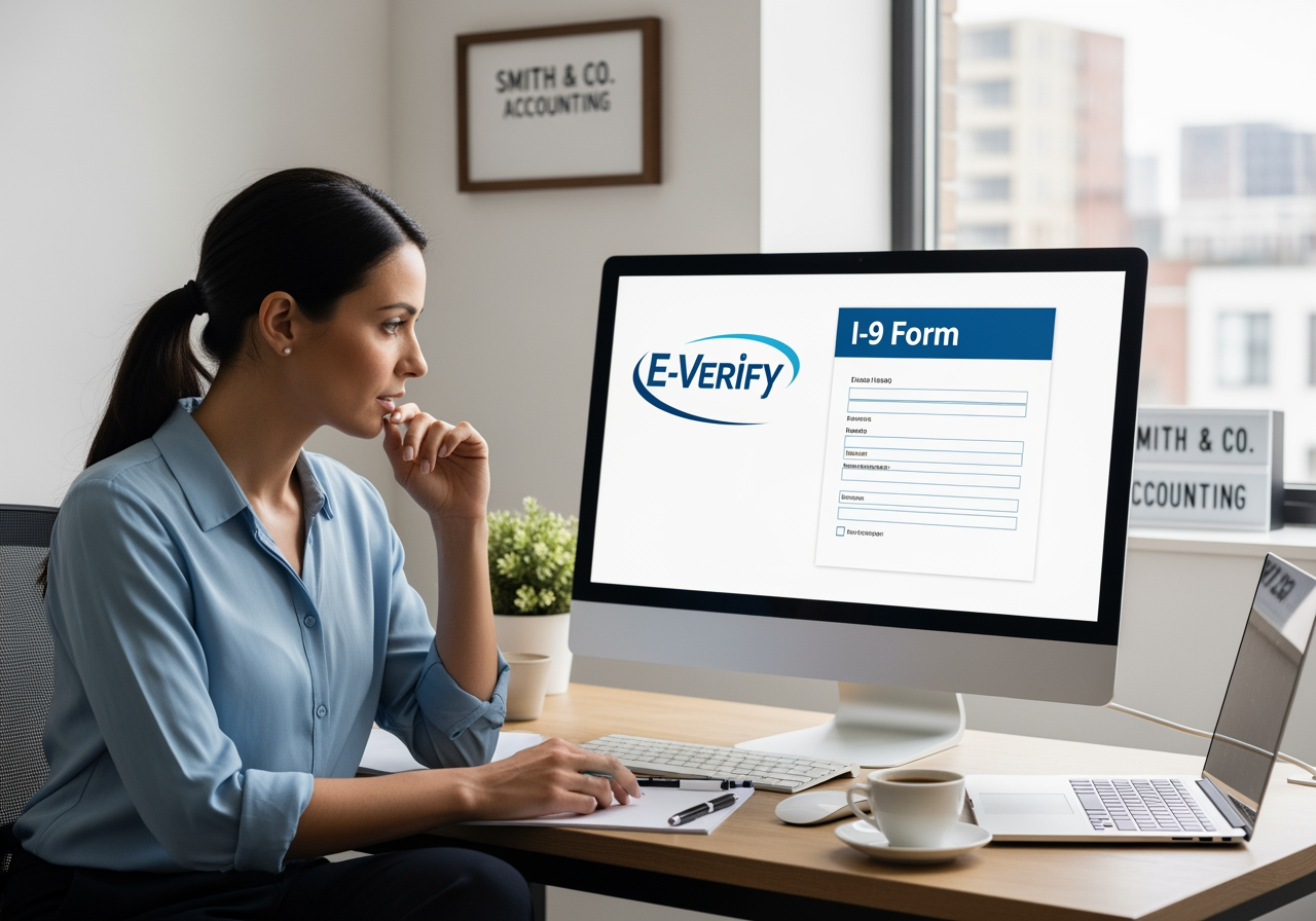 Form I-9 First Page - i-9 e verify for small business