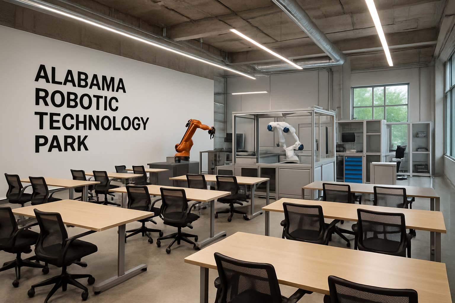 Alabama Robotic Technology Park multi-functional training area - multi-functional spaces Alabama