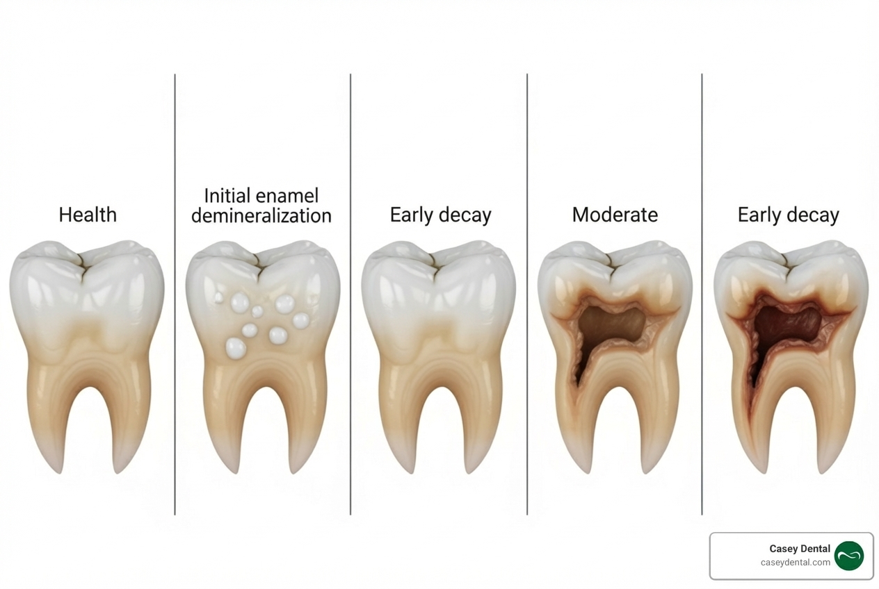 five stages of a cavity - cavities in mouth five stages of a cavity - cavities in mouth