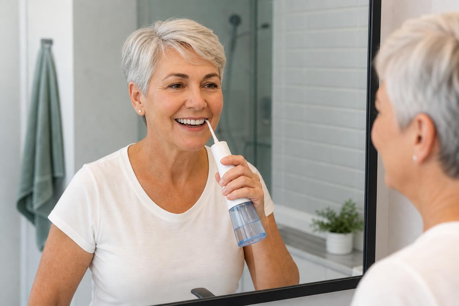 Daily hygiene and cleaning routine for permanent implant-supported dentures