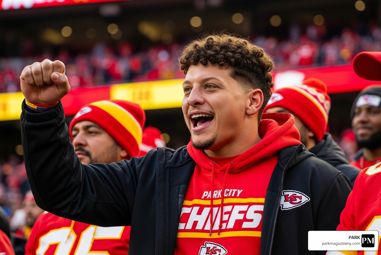 Pat Mahomes Sr. at a Chiefs game - patrick mahomes parents
