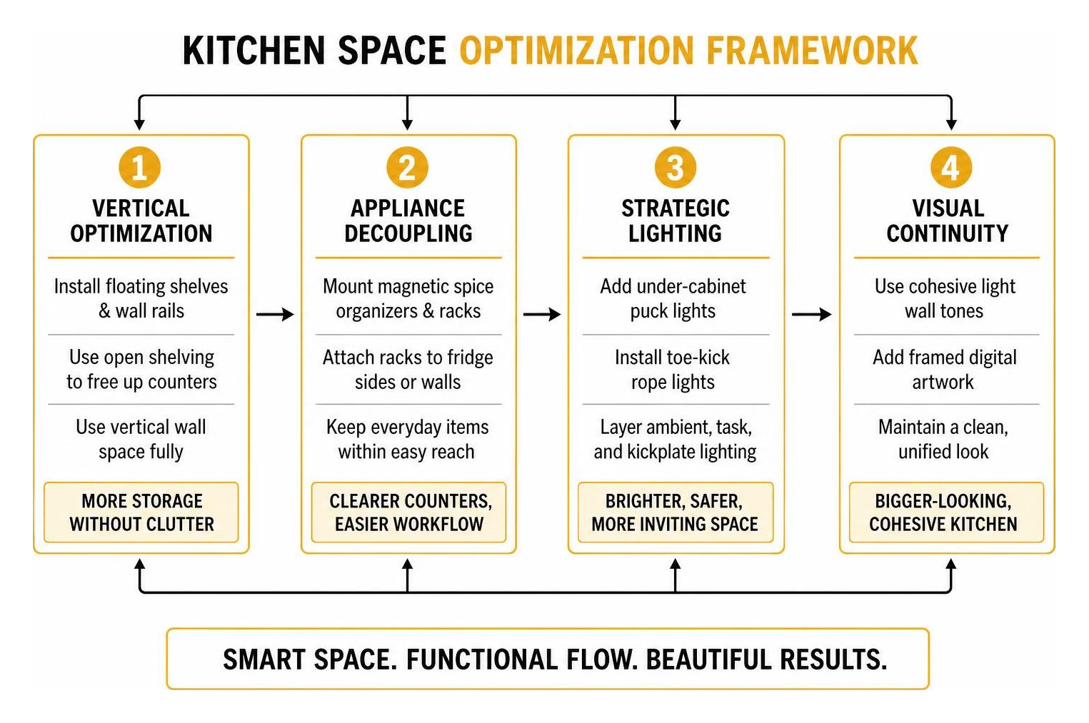 Kitchen space optimization framework diagram