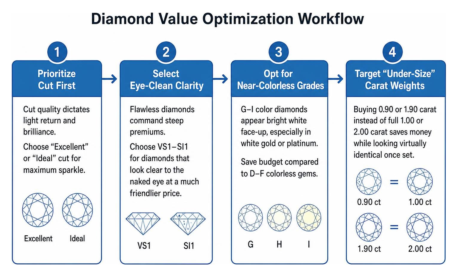 Diamond value optimization workflow