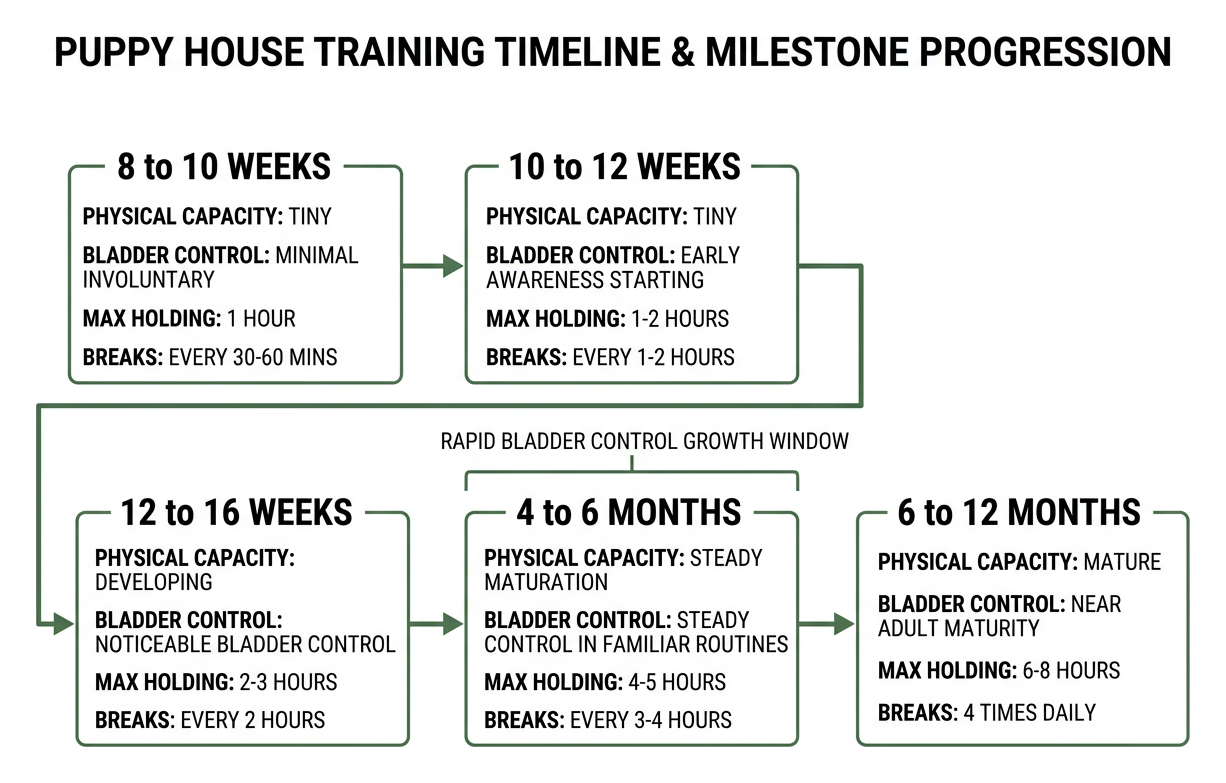 puppy house training timeline and milestone progression puppy house training timeline and milestone progression
