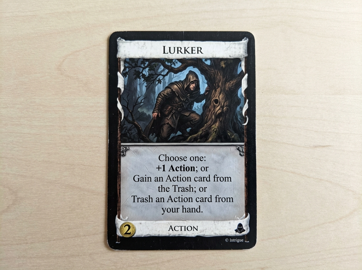 Lurker card from Dominion: Intrigue expansion - dominion card combo strategies
