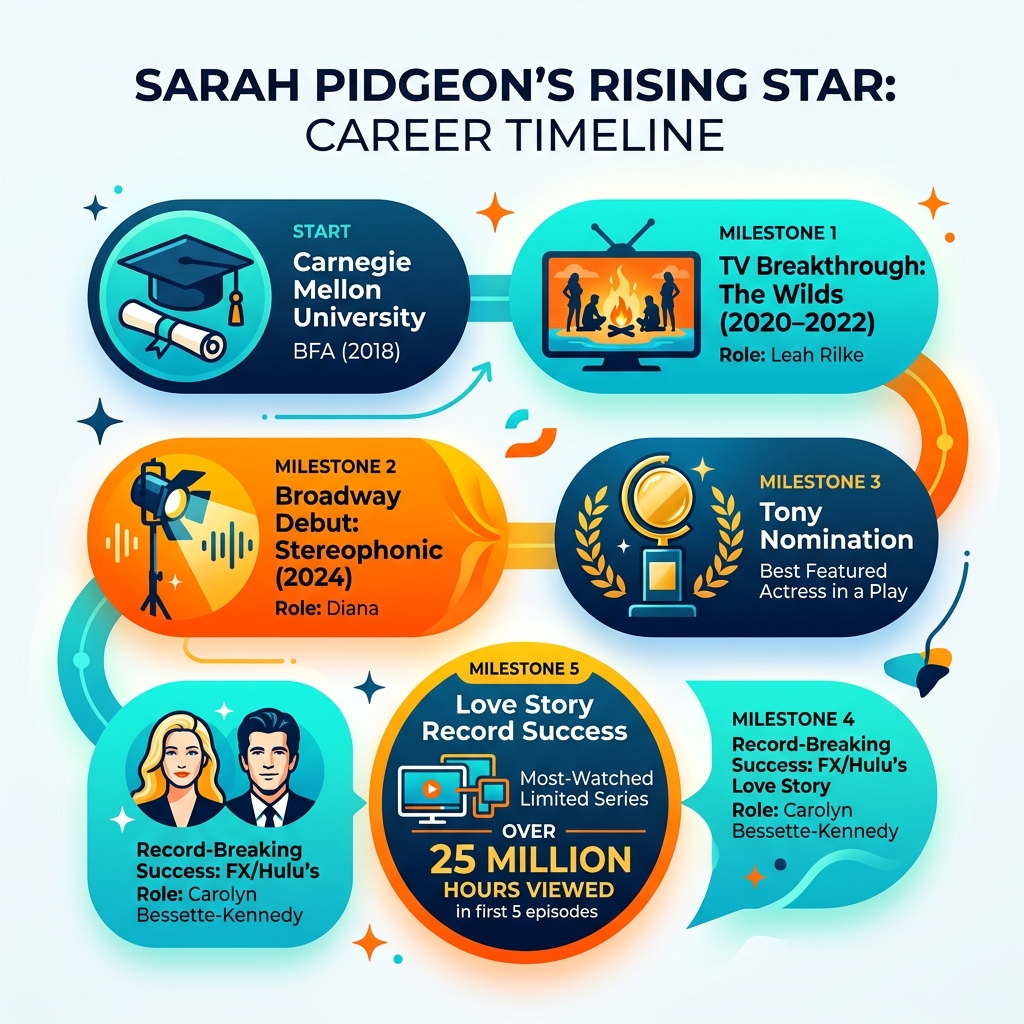 Sarah Pidgeon career timeline from Carnegie Mellon to Tony nomination and Love Story record-breaking success - sarah pidgeon Sarah Pidgeon career timeline from Carnegie Mellon to Tony nomination and Love Story record-breaking success - sarah pidgeon