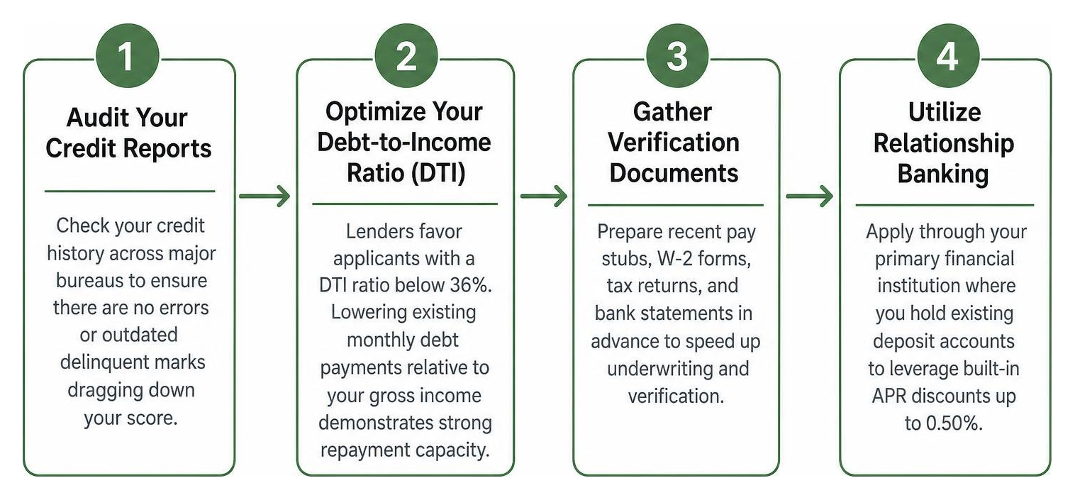 Step by step process to qualify for the best personal loan rates Step by step process to qualify for the best personal loan rates